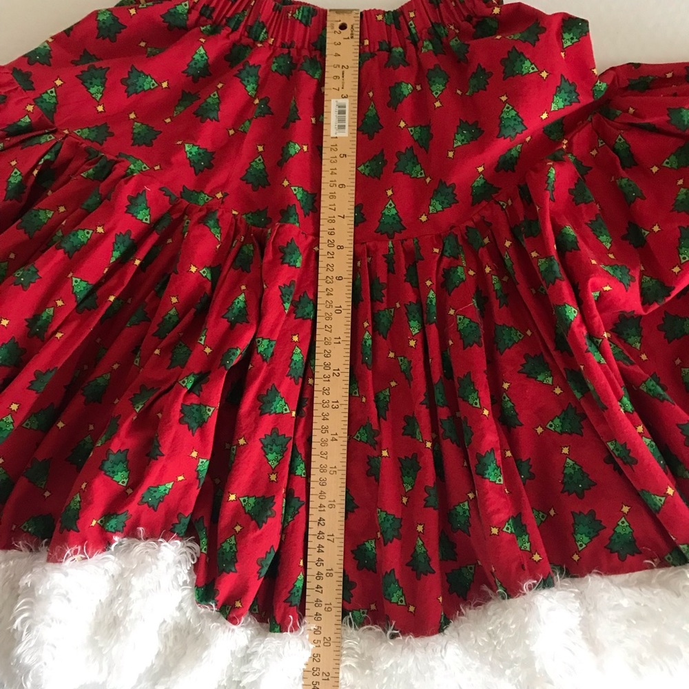 Handmade Vintage Full Circle Skirt Dance Christma… - image 2
